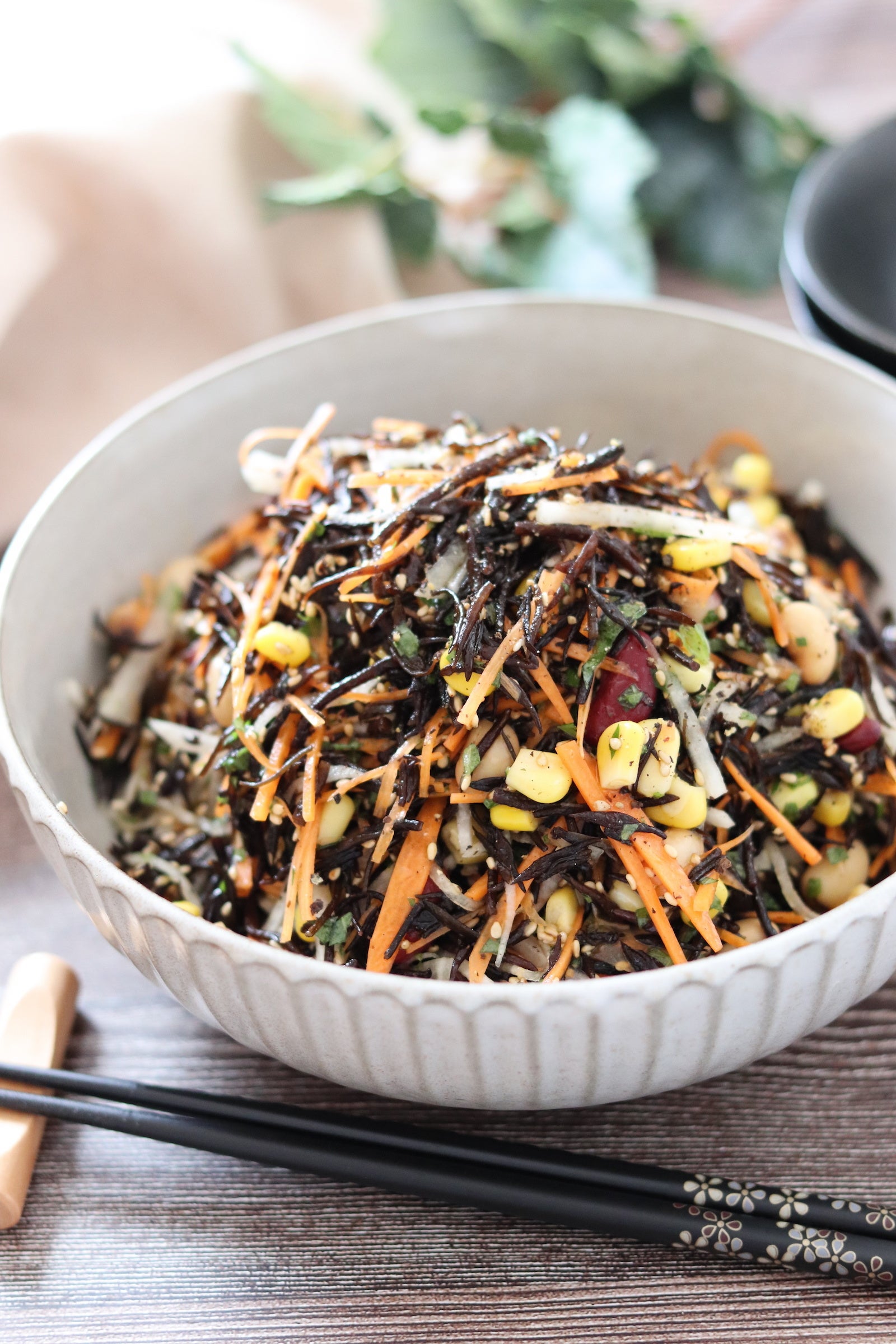 ●ひじきの栄養たっぷり和風サラダ