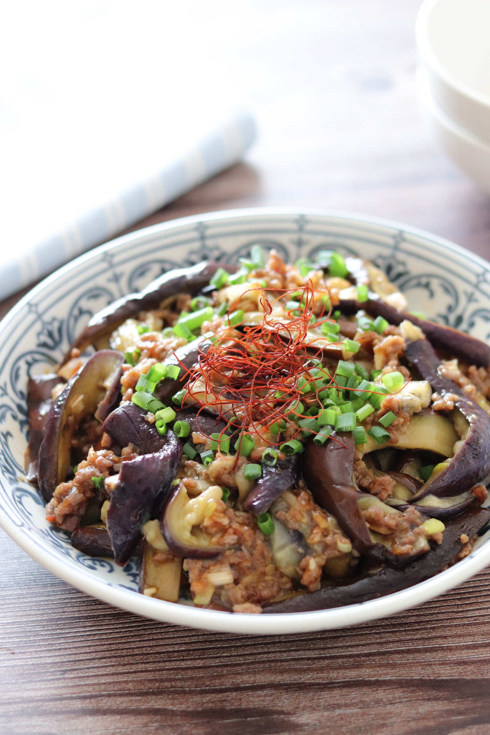 レンチン麻婆なすは、なんとボウル１つ、１０分で完成！