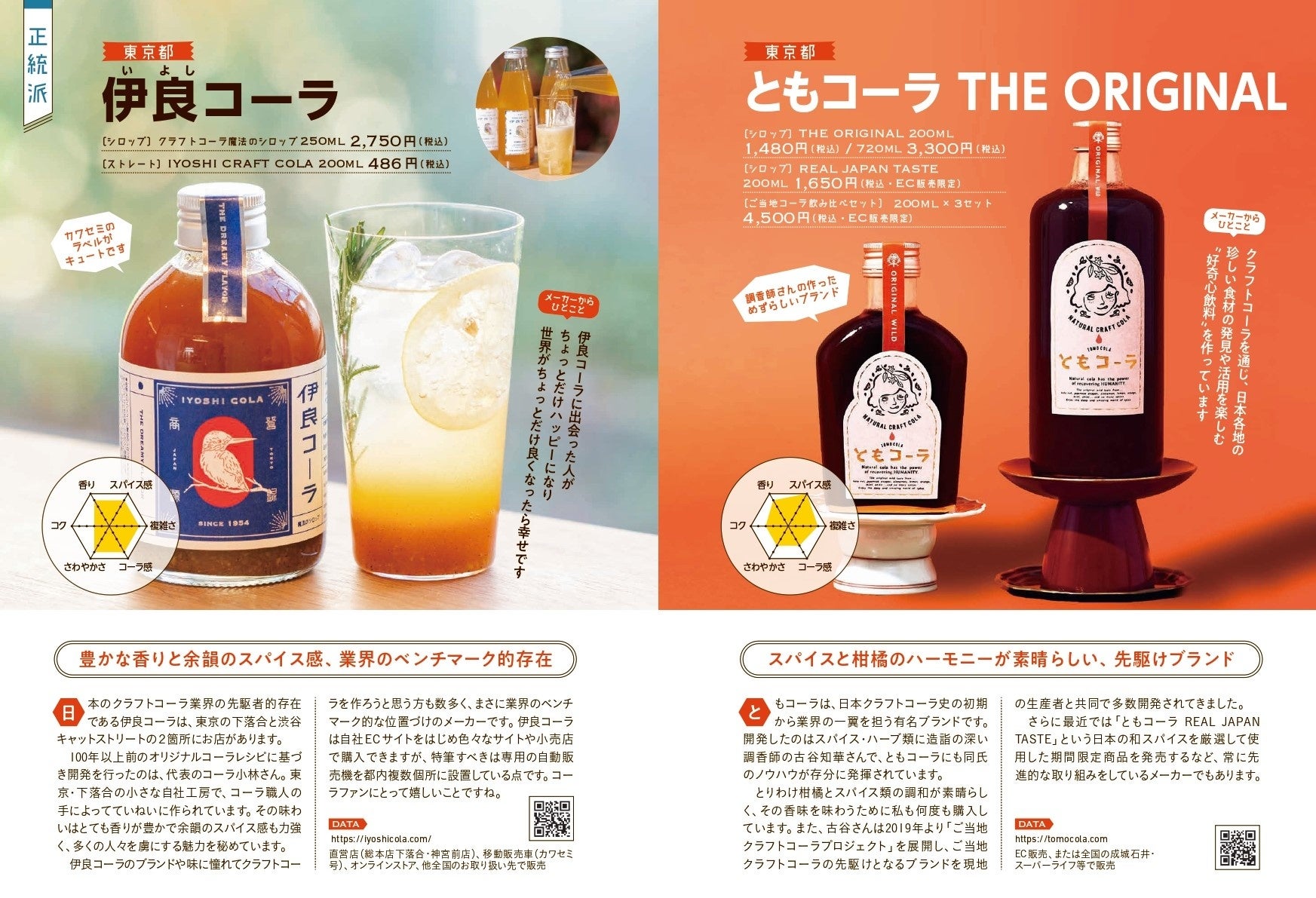 全国のクラフトコーラの特徴や分析、お取り寄せ情報までひと目でわかります