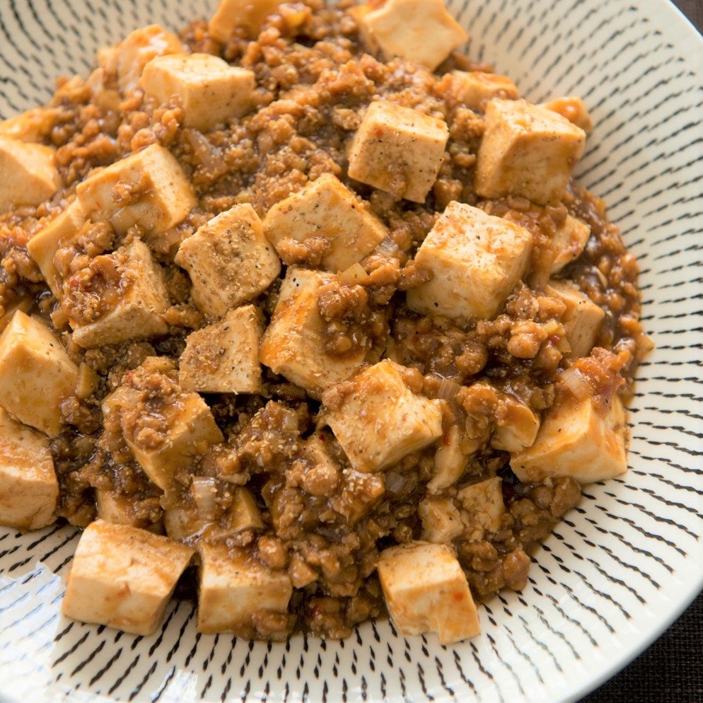 大豆ミートのマーボーどうふ