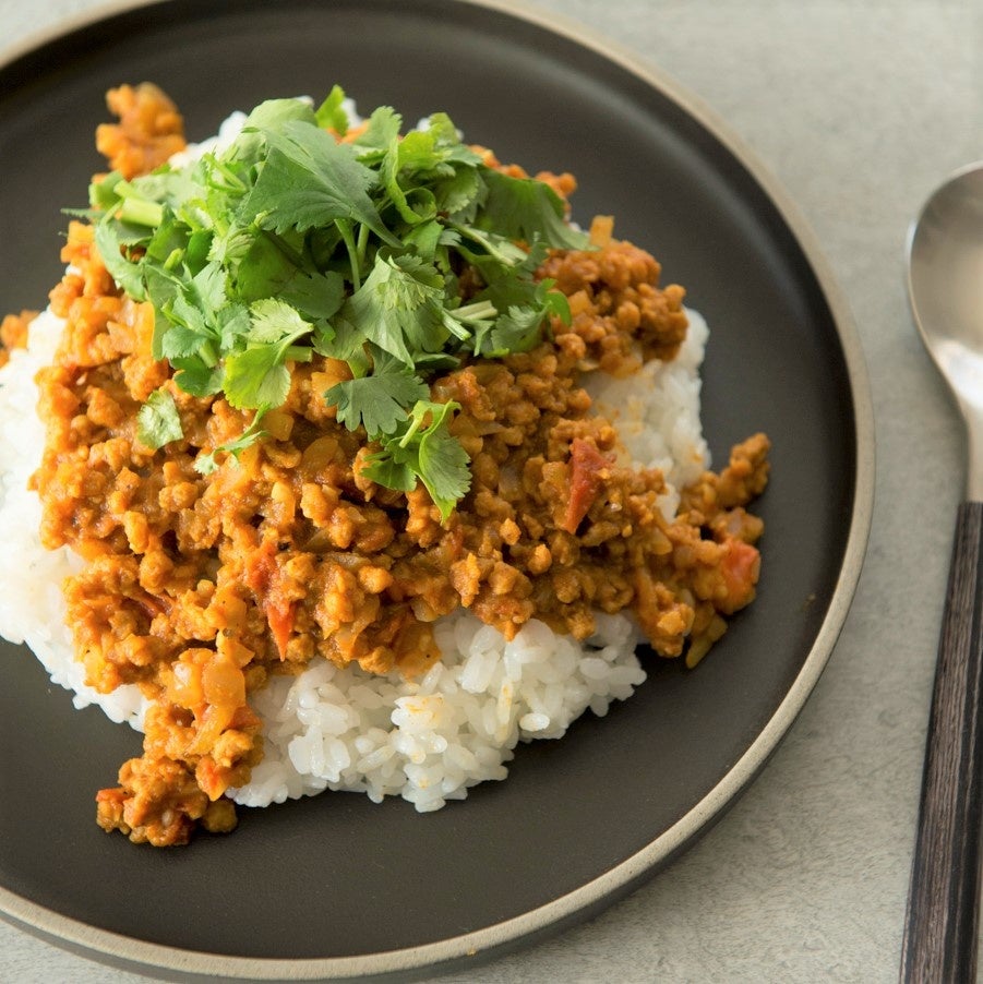 大豆ミートのドライカレー