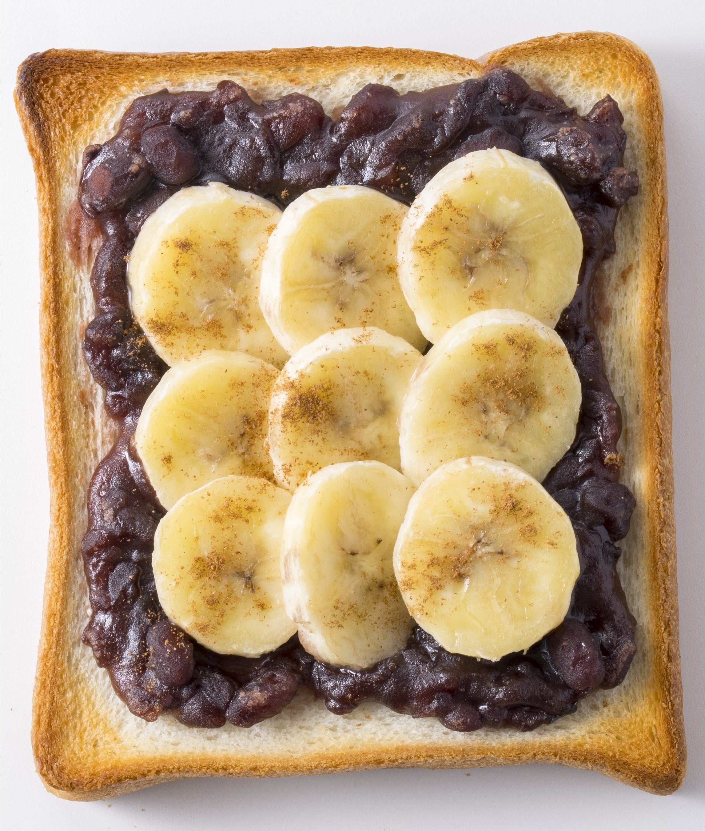 あんバナナシナモントースト