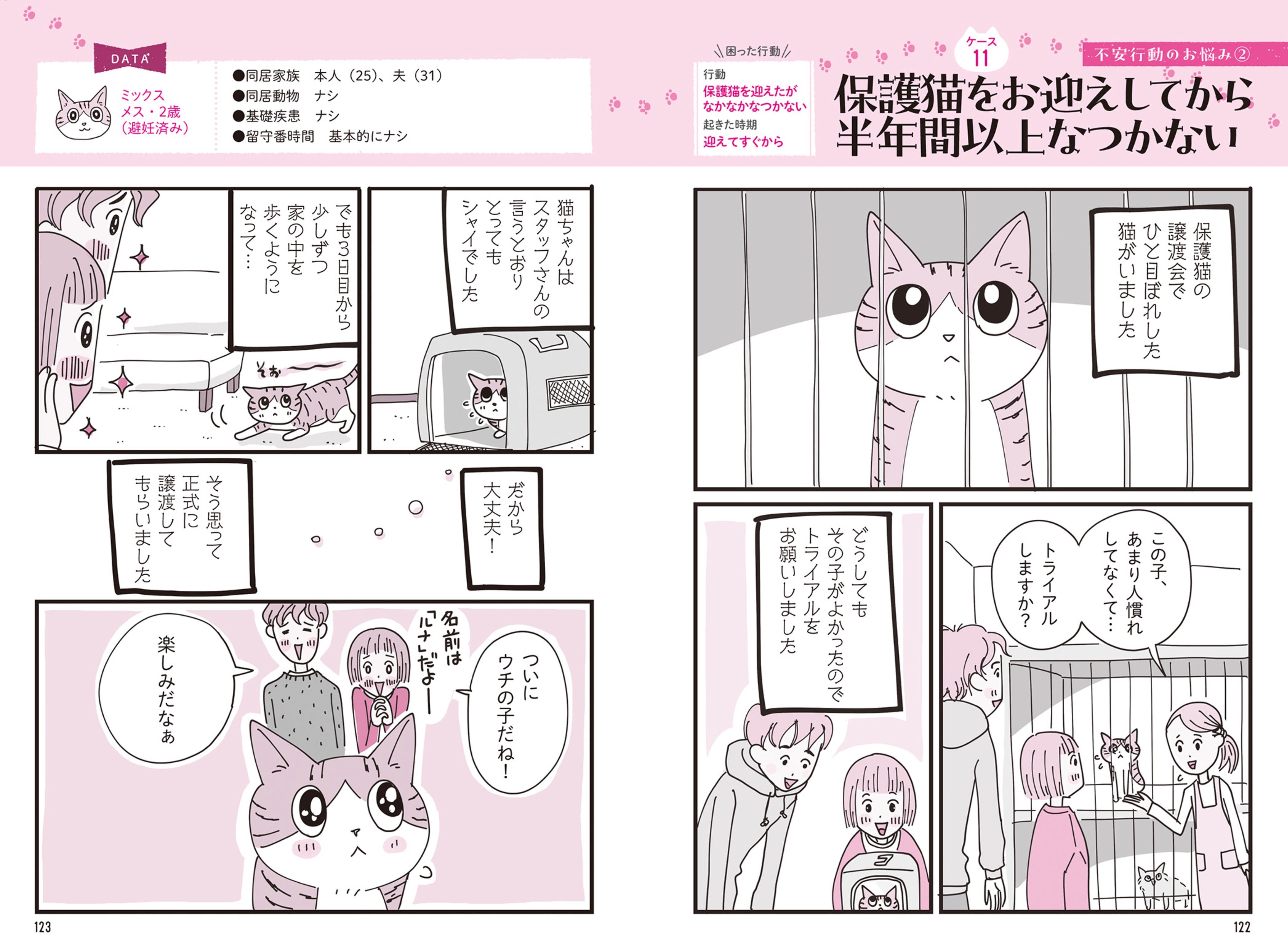 保護猫がなつかないというケースも