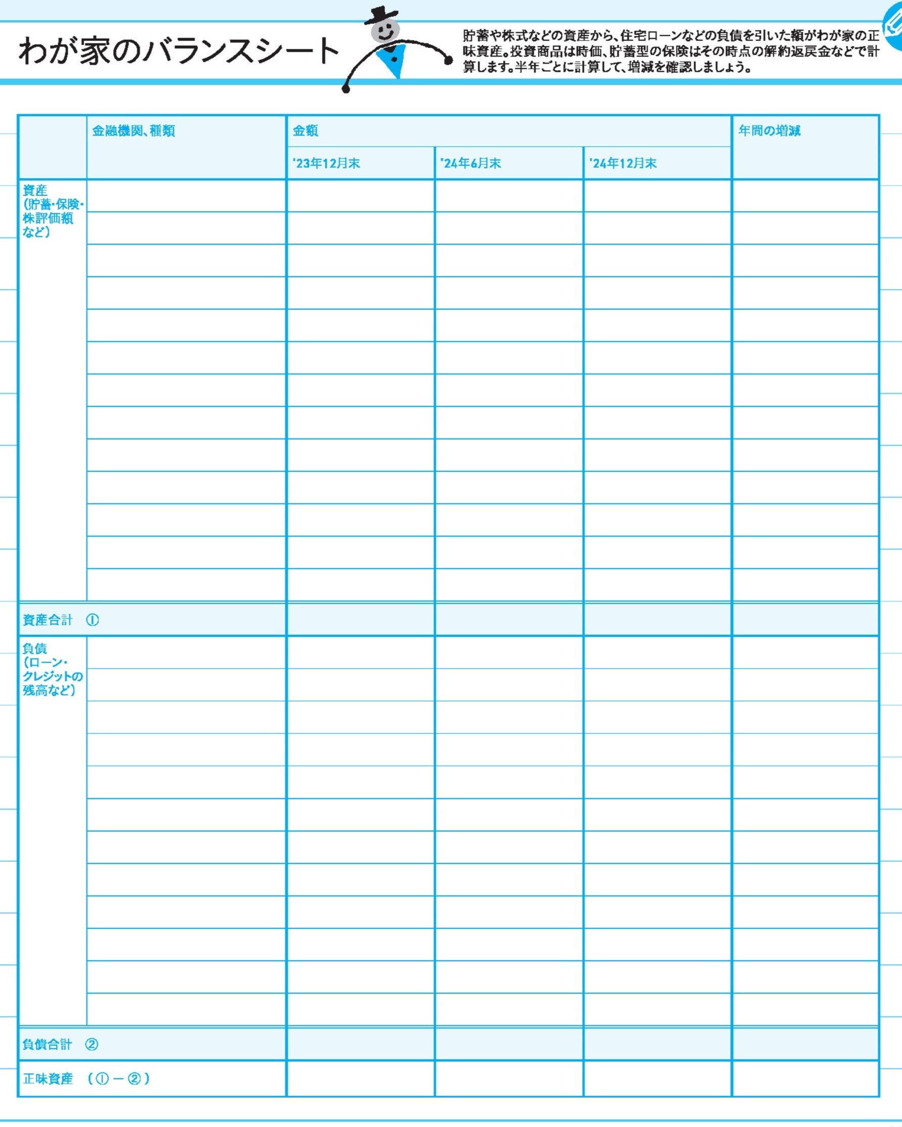 わが家のバランスシート