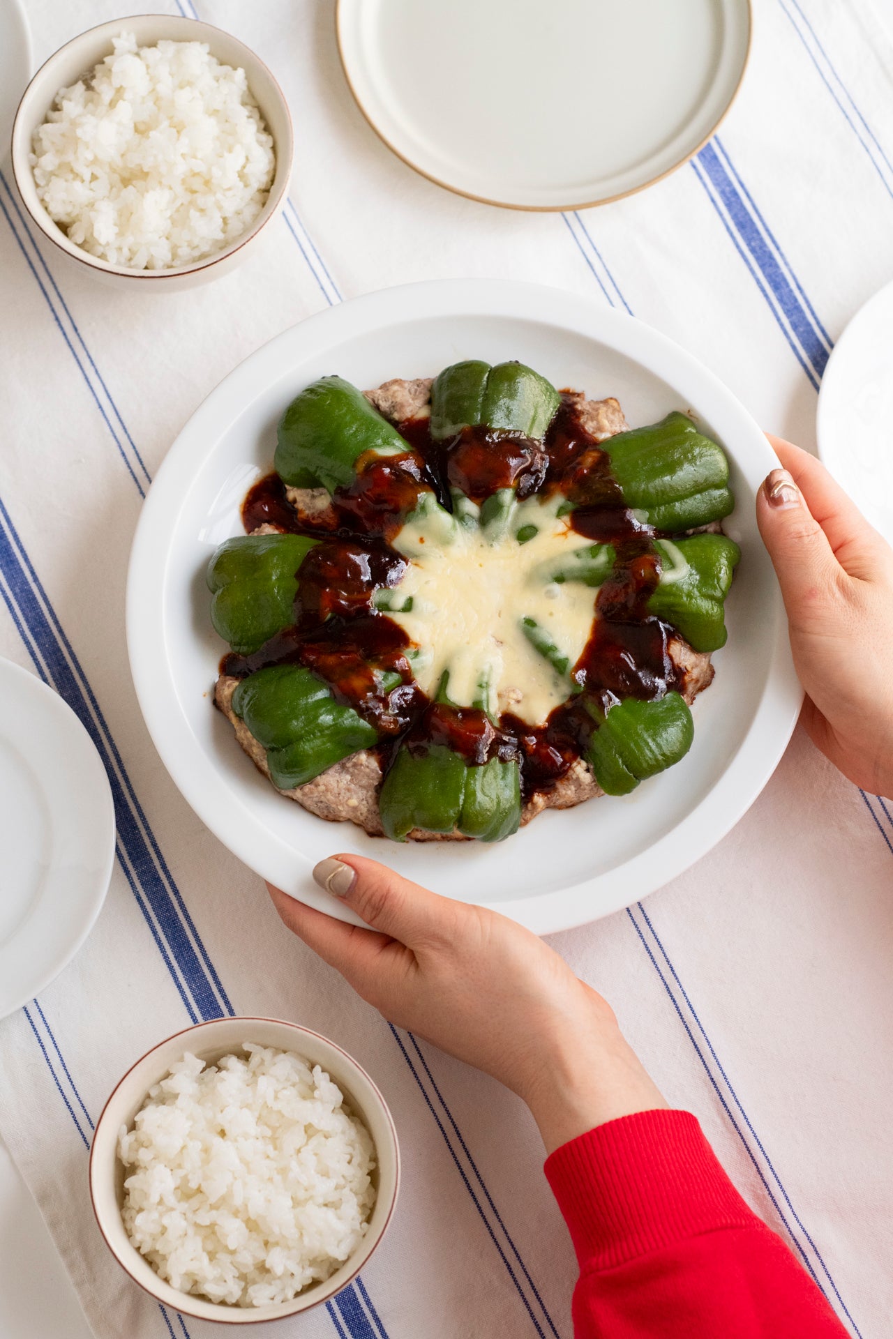 ピーマンの肉詰め