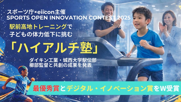 最優秀賞とデジタル・イノベーション賞をW受賞【SPORTS OPEN 最優秀賞とデジタル・イノベーション賞をW受賞【SPORTS OPEN