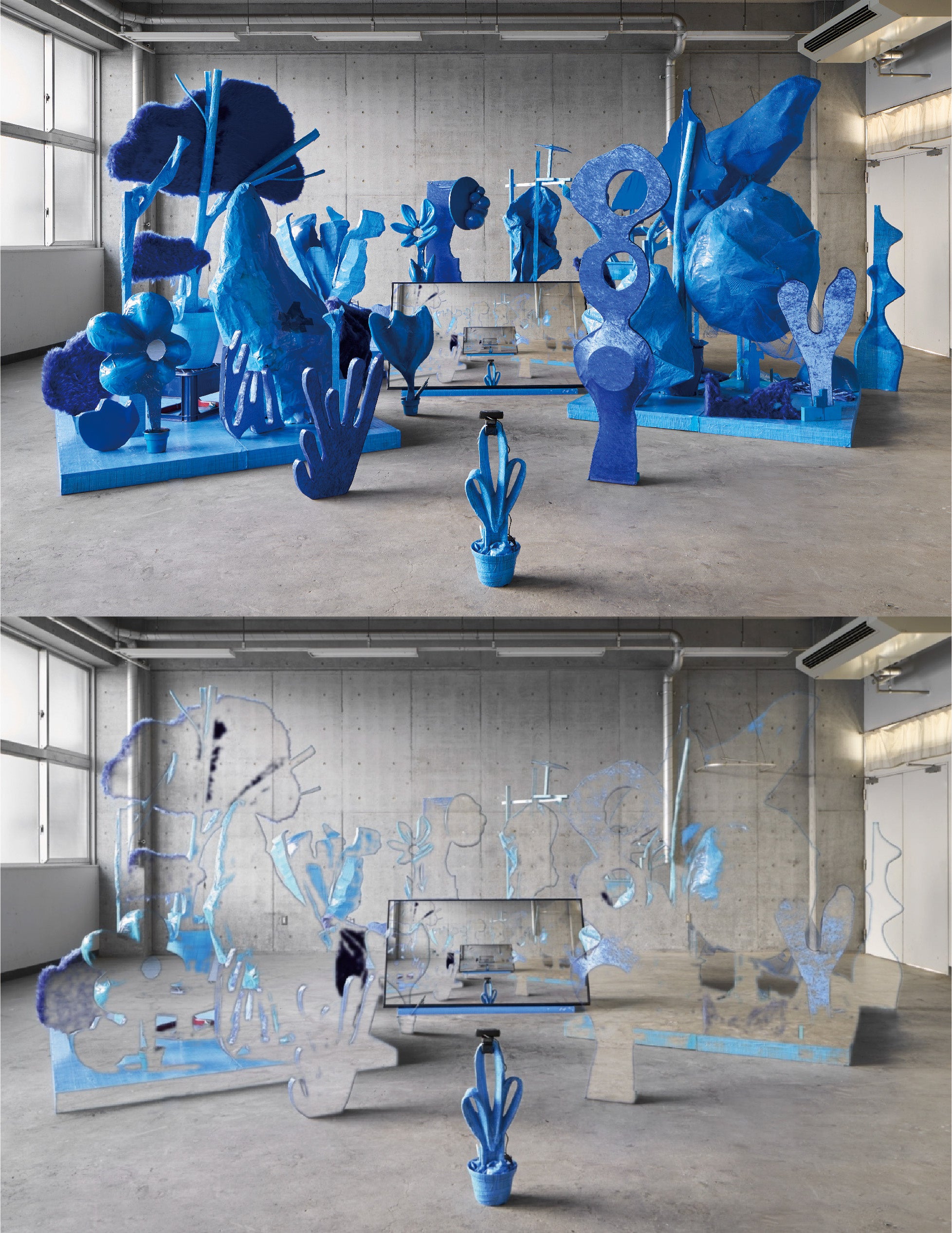 柴田まお 《Blue mask》2022