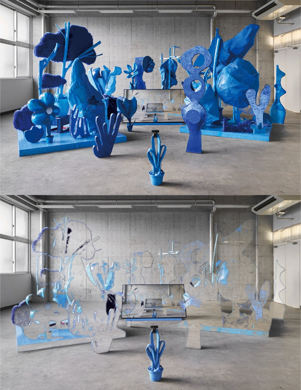 柴田まお 《Blue mask》2022