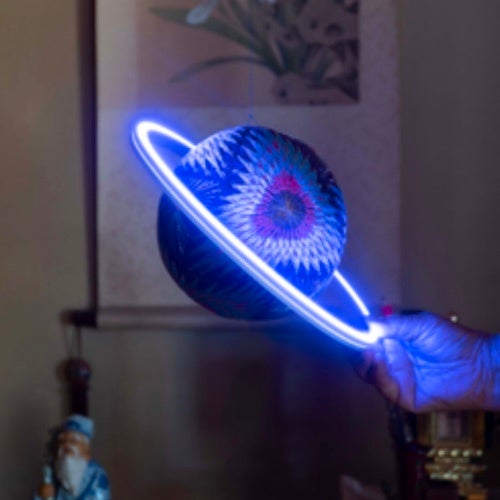  湯田 冴《幽霊惑星が降ろす夜》2022