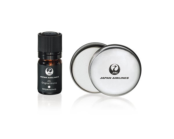 JALオリジナルラウンジアロマ「MORNING」、国際線の機内販売にて JALオリジナルラウンジアロマ「MORNING」、国際線の機内販売にて