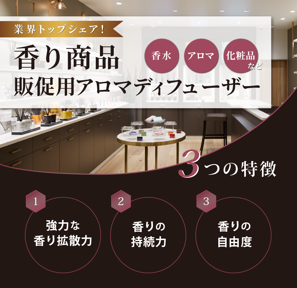 プロモツール、販促用アロマディフューザーのラインナップ完成