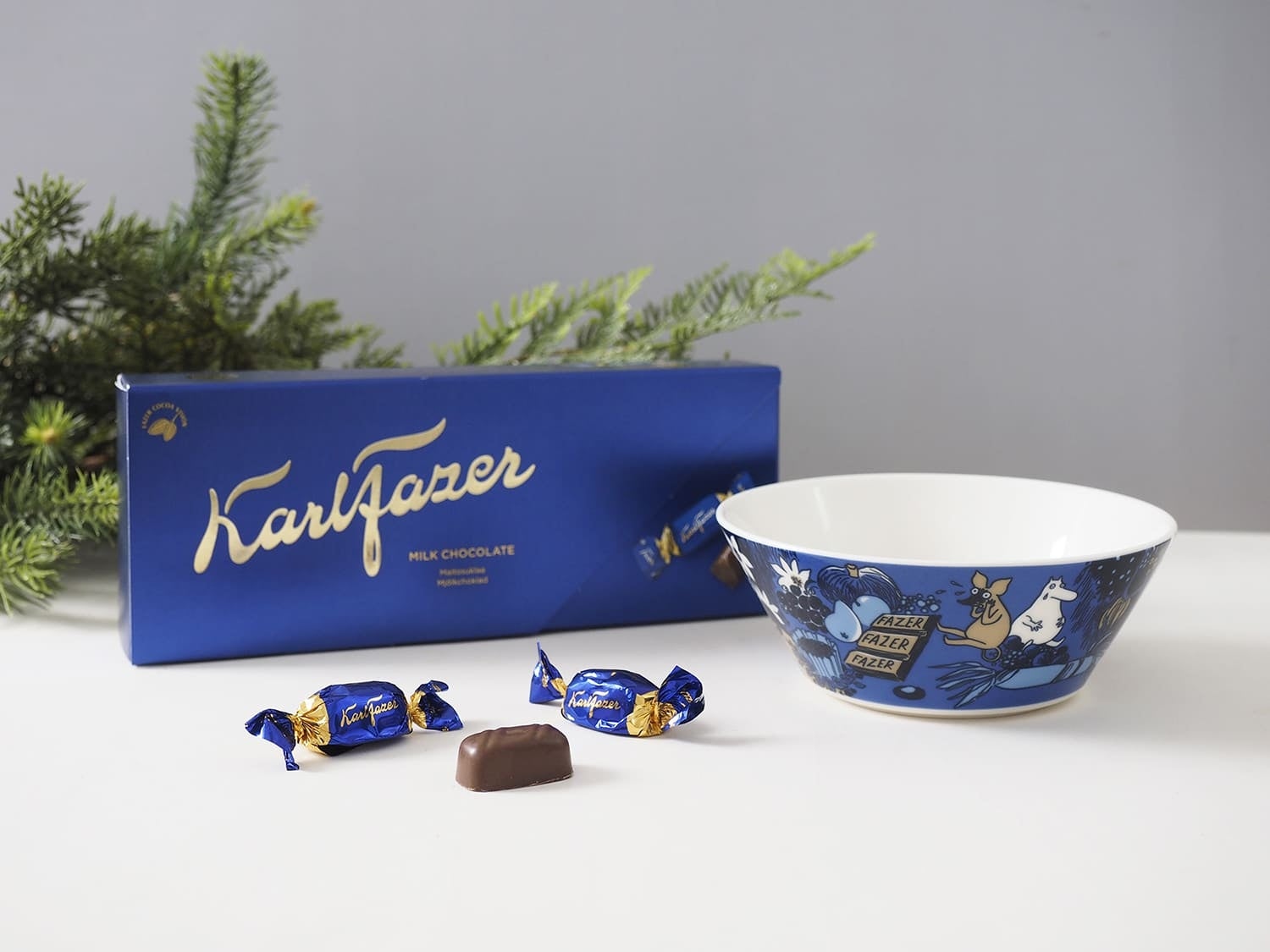 アラビア ムーミン 生誕80周年記念 ボウル＆ファッツェル チョコレート セット 北欧を代表する陶磁器ブランド「ARABIA社」と、フィンランドの国民的
