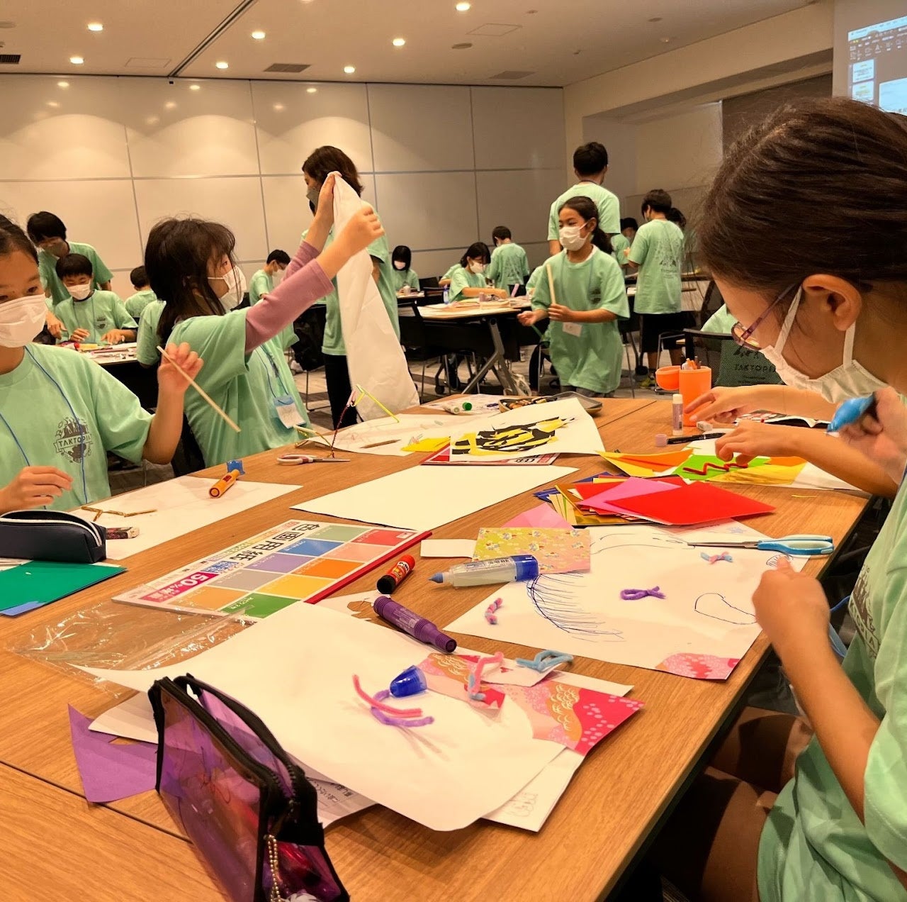 かわさきジュニアベンチャースクール2022ワークの様子