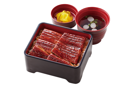 うなぎ二倍盛り重（お吸い物・漬物付)