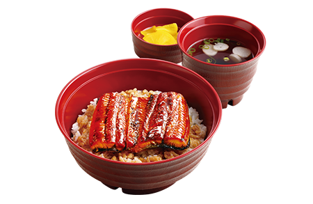 うな丼（お吸い物・漬物付)