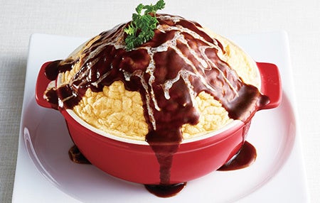 並木街風スフレオムドリア