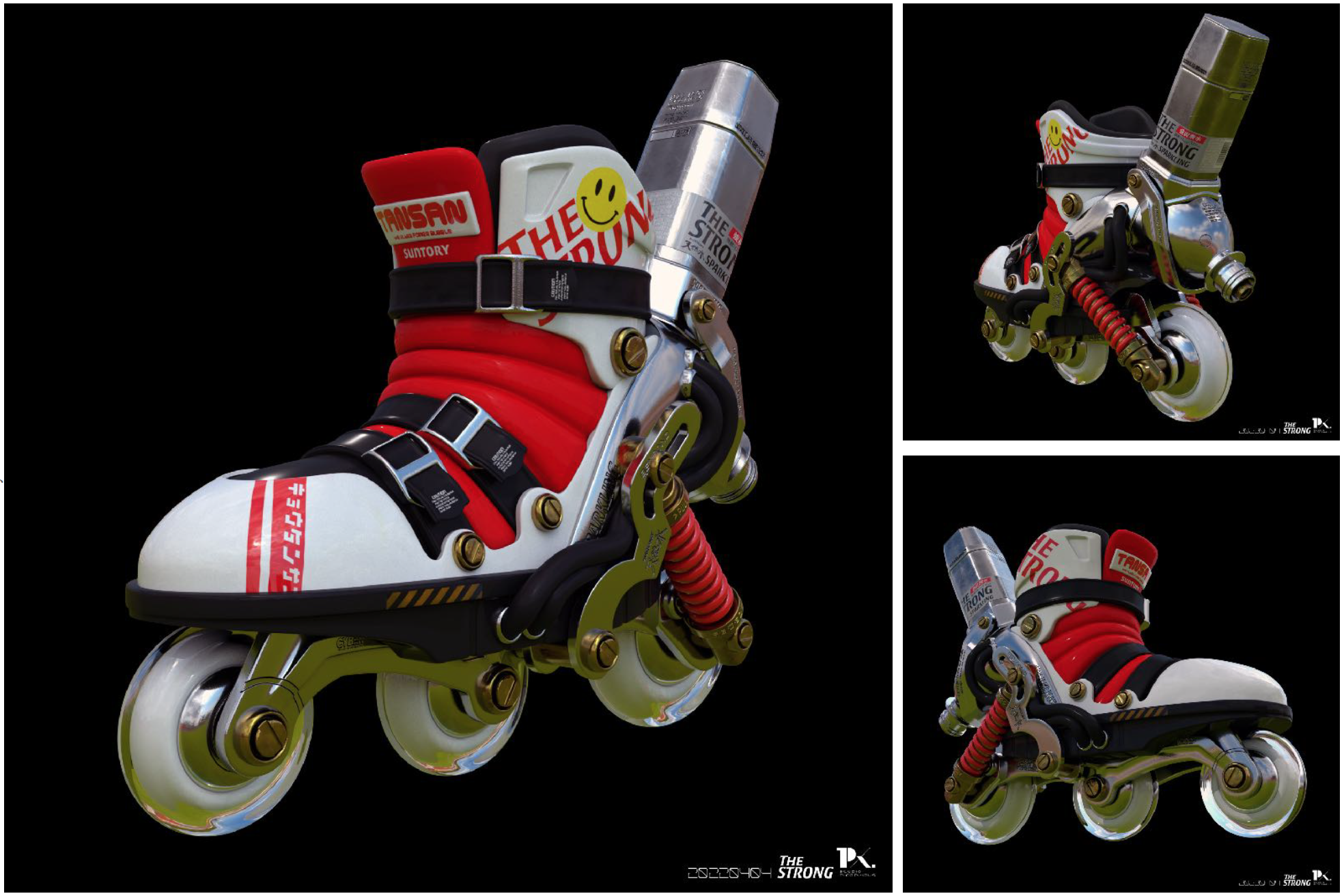 「激泡スケート」デザイン