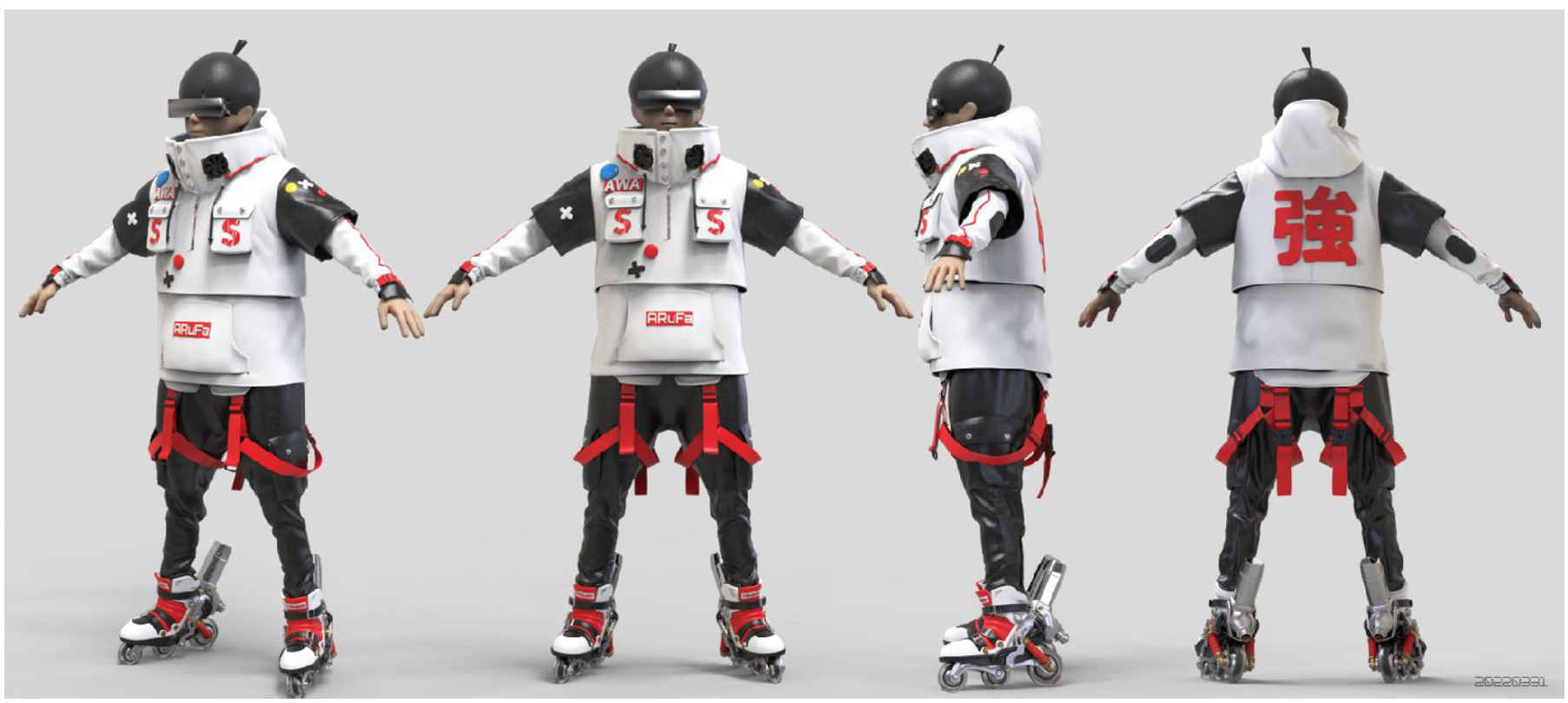 色味検証のためのモデリングデータ