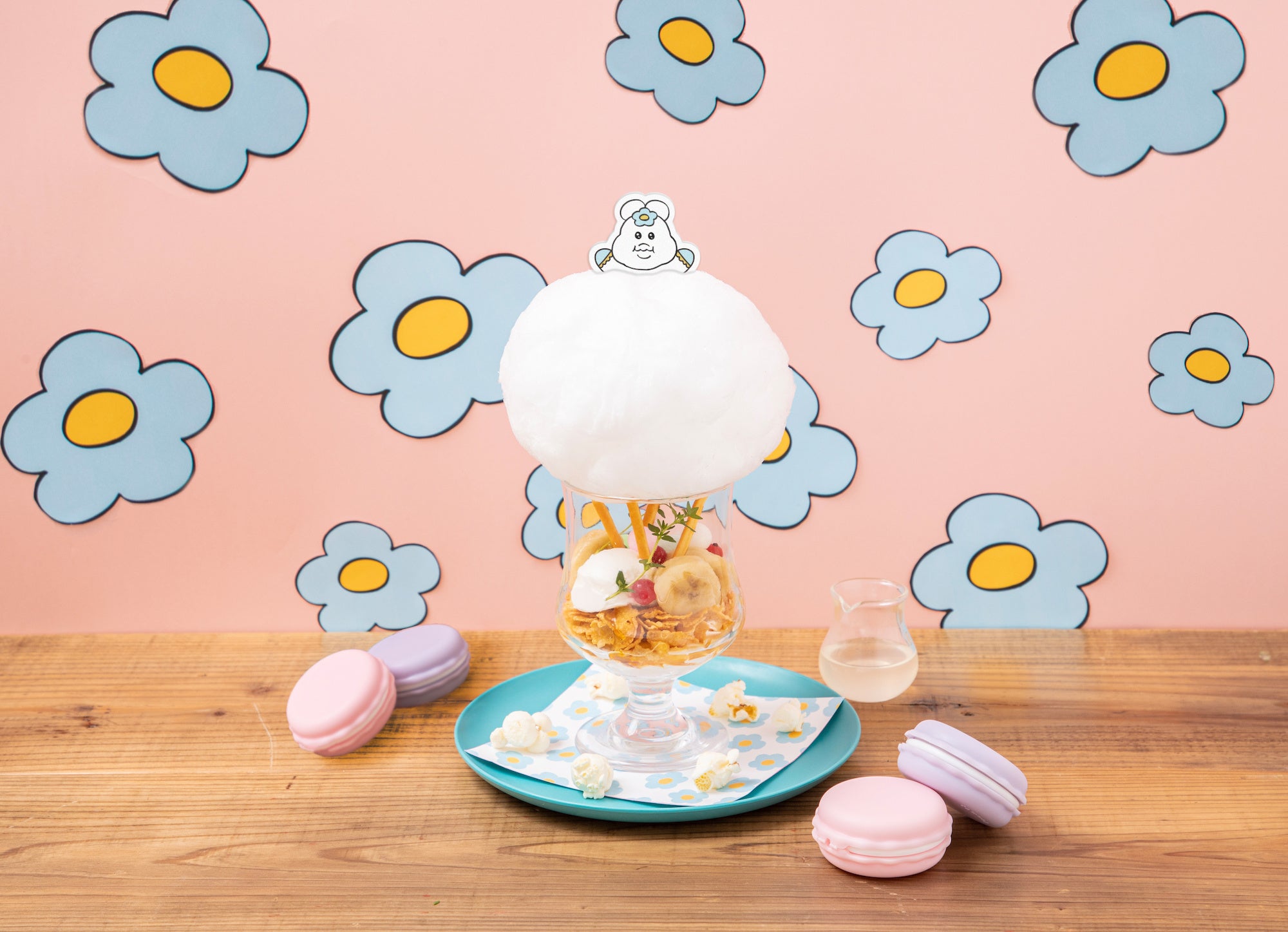 失敗必至！？んぽちゃむ崩しパフェ　1,529円（税込）