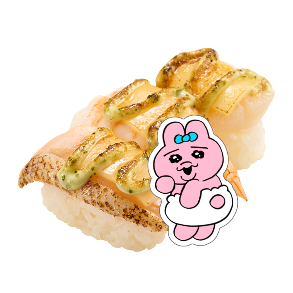 回転すしスシローと「おぱんちゅうさぎ」の初コラボ企画が11月29