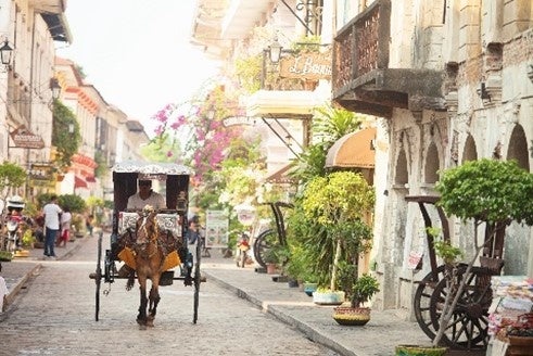 ビガン市の街並み