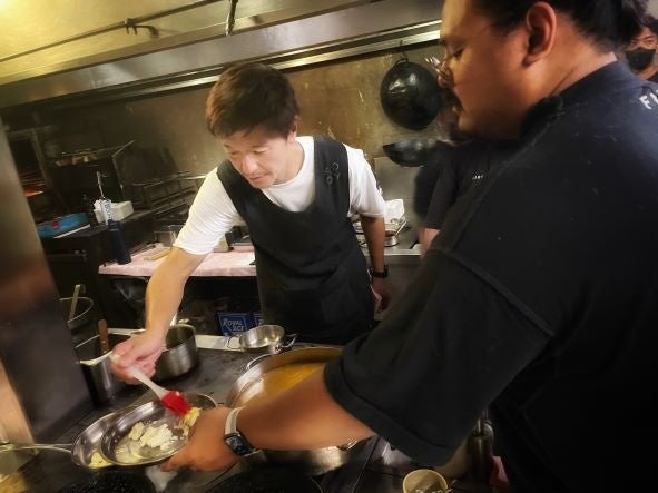 川手・ナバラ両シェフによるコラボレーションディナー