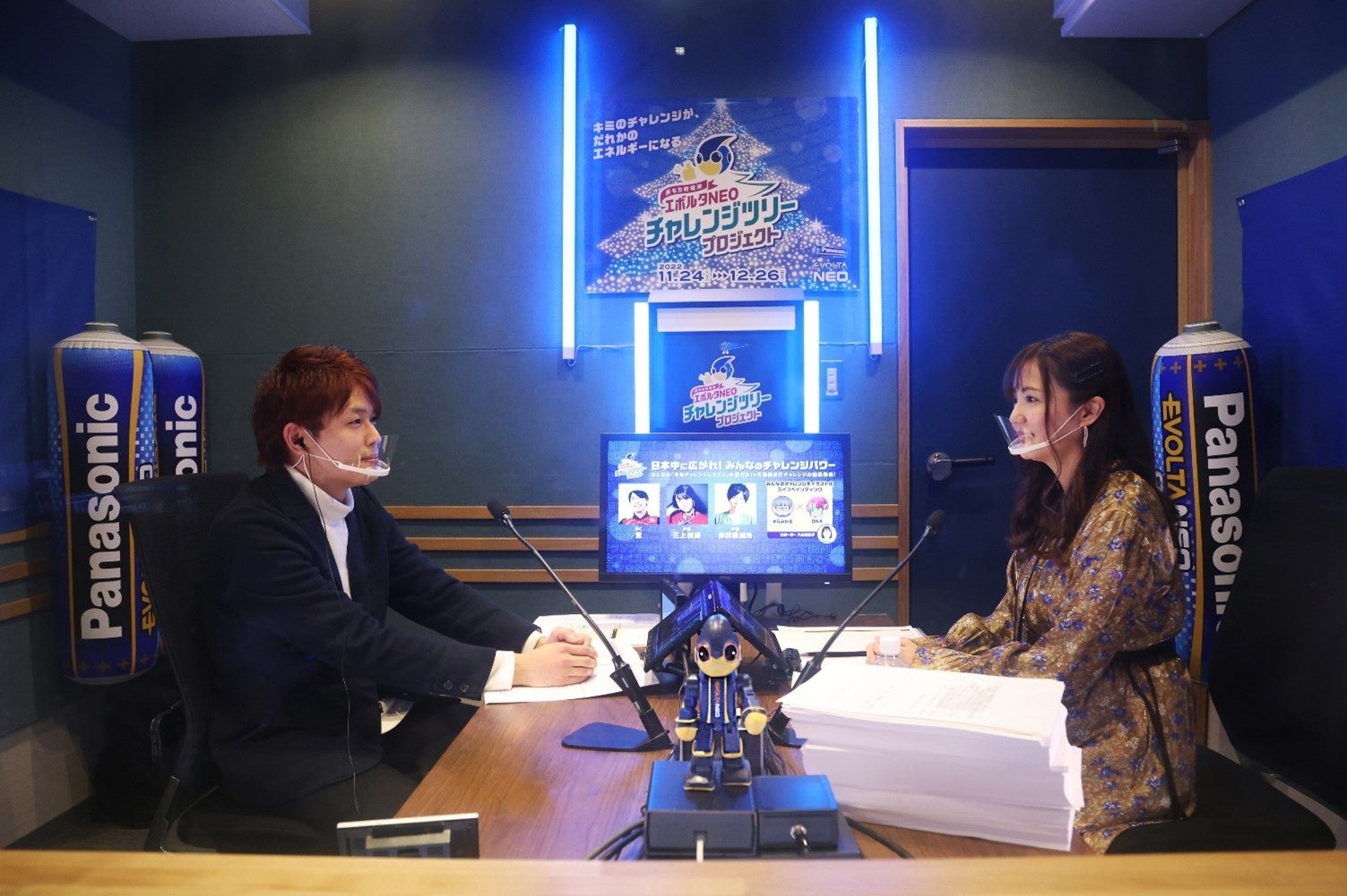 MCの茸さんと声優の三上さん