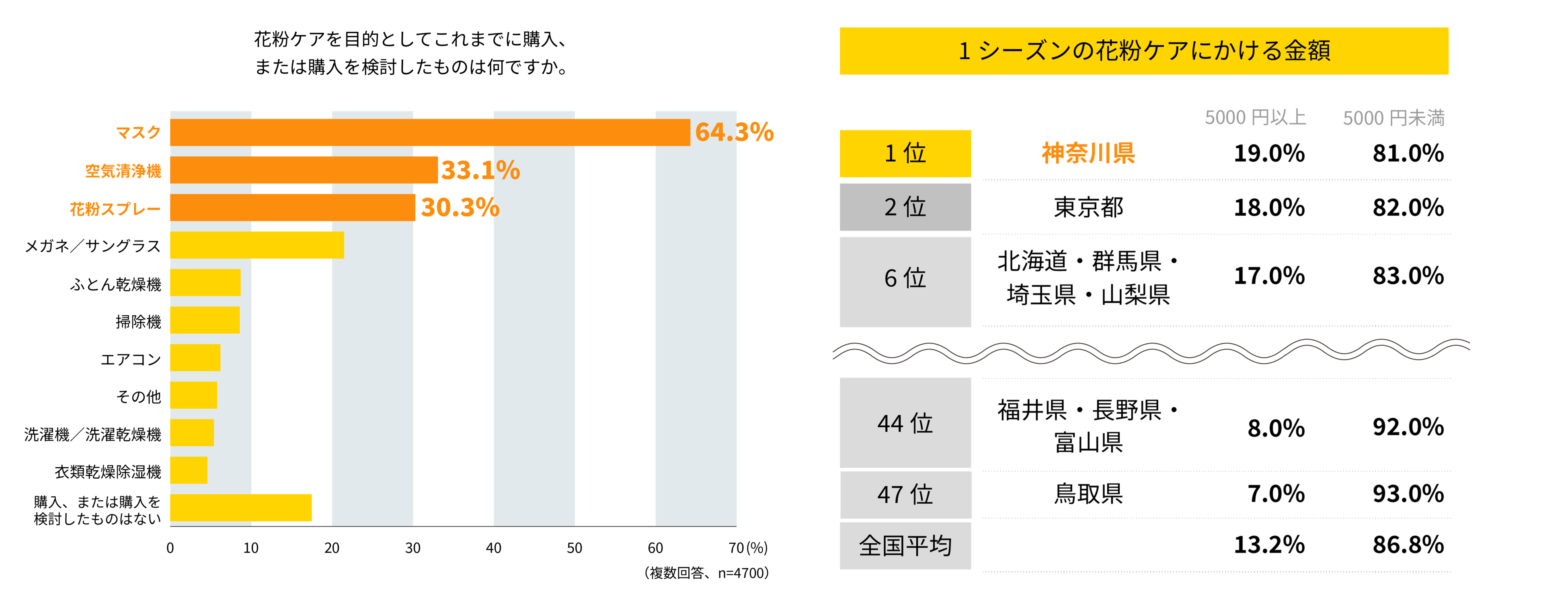 購入アイテム・金額