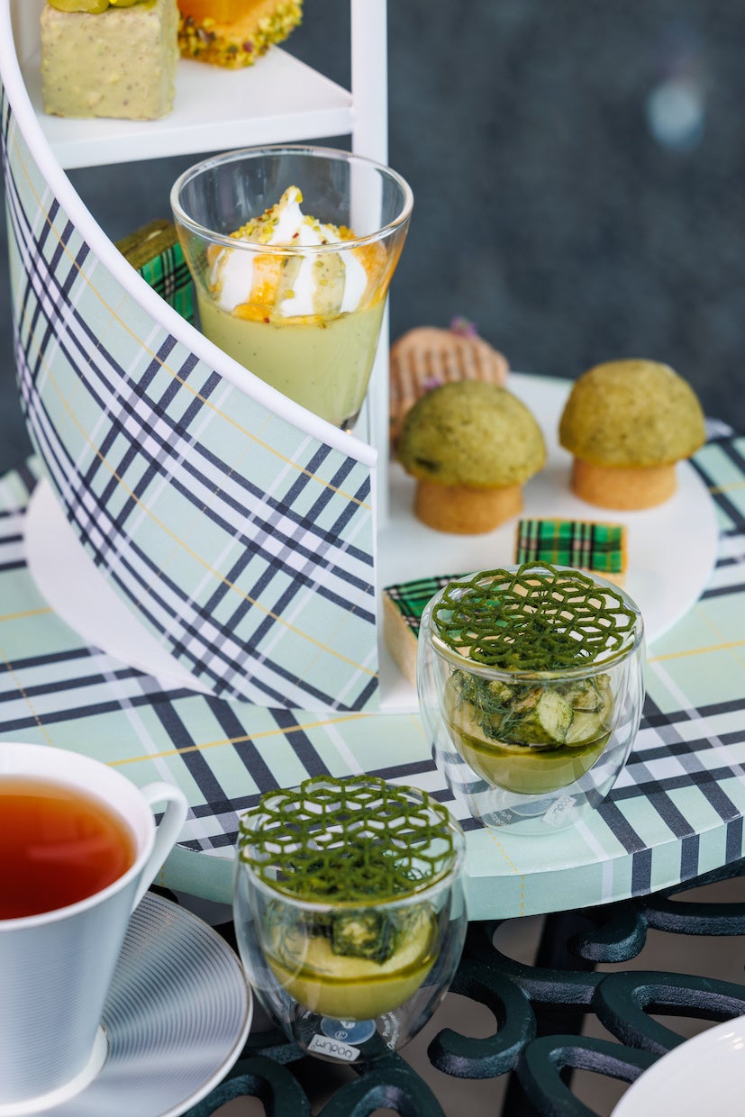 「ピスタチオ × タータン・チェック」オータムアフタヌーンティーイメージ２