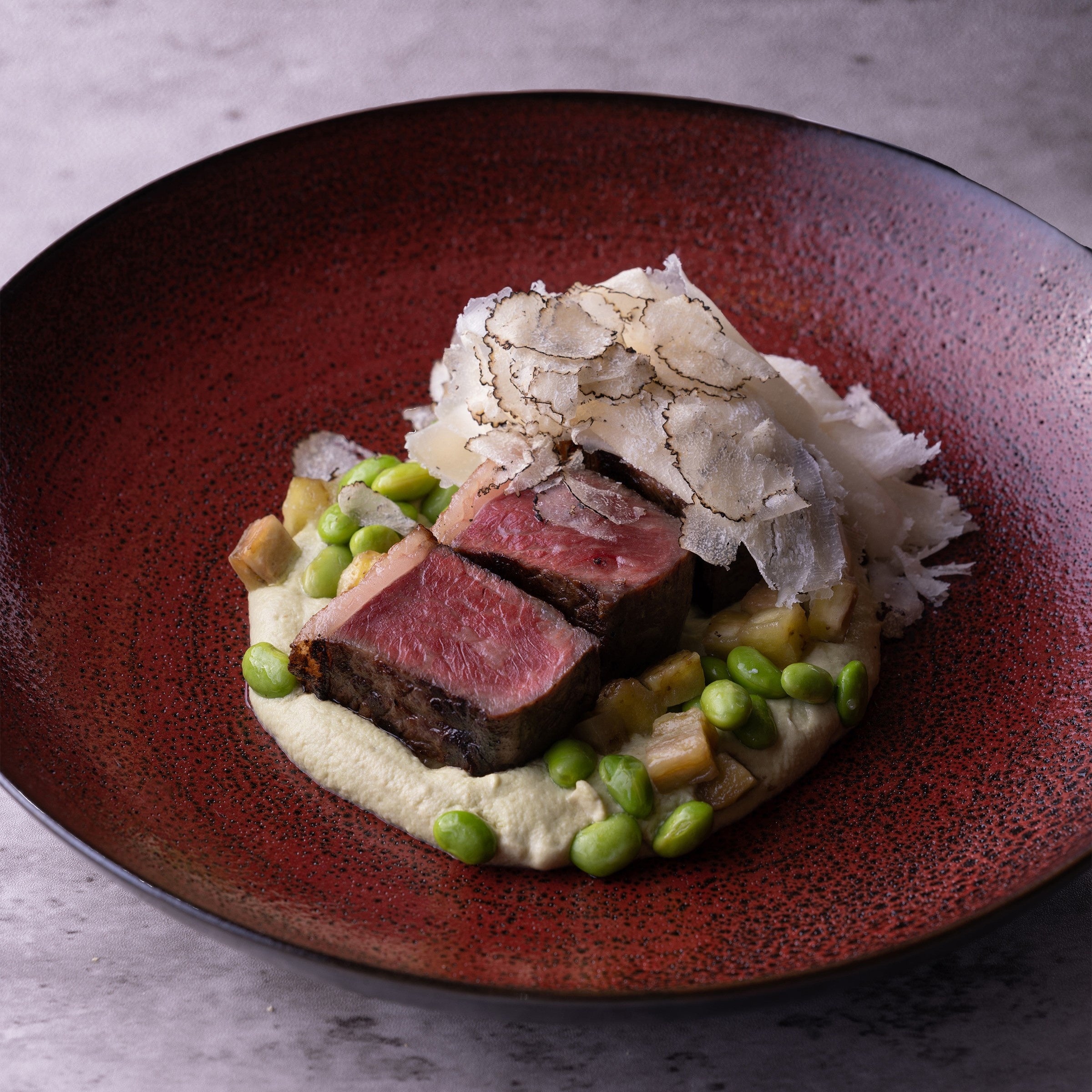 国産牛のグリル150gとパルミジャーノ（追加料金＋3,000円）