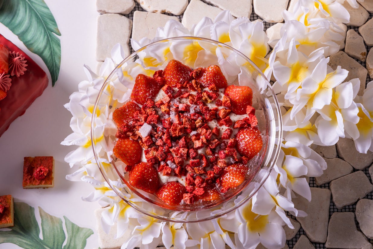 アサイーとストロベリーのフロマージュブラン