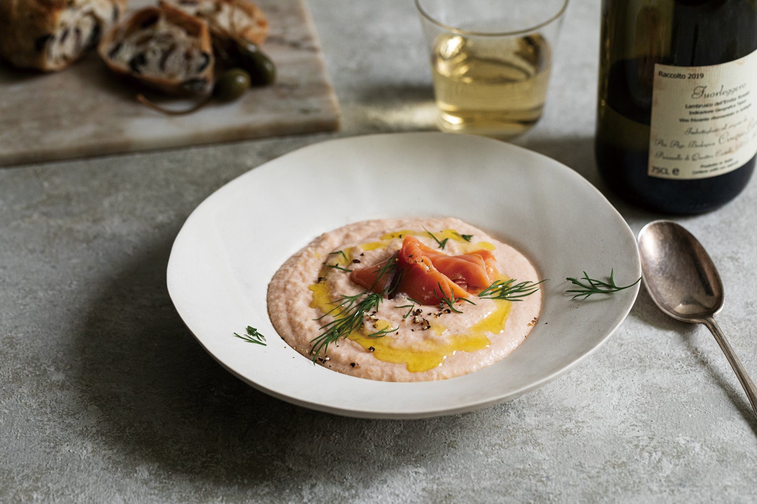 サーモンクリームポタージュ