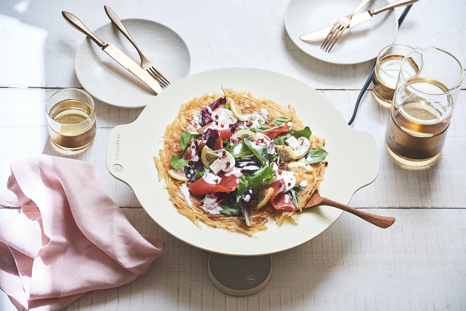 サラダ仕立てのガレット