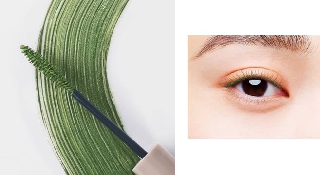 「カラーリングマスカラ」限定色107モスグリーン