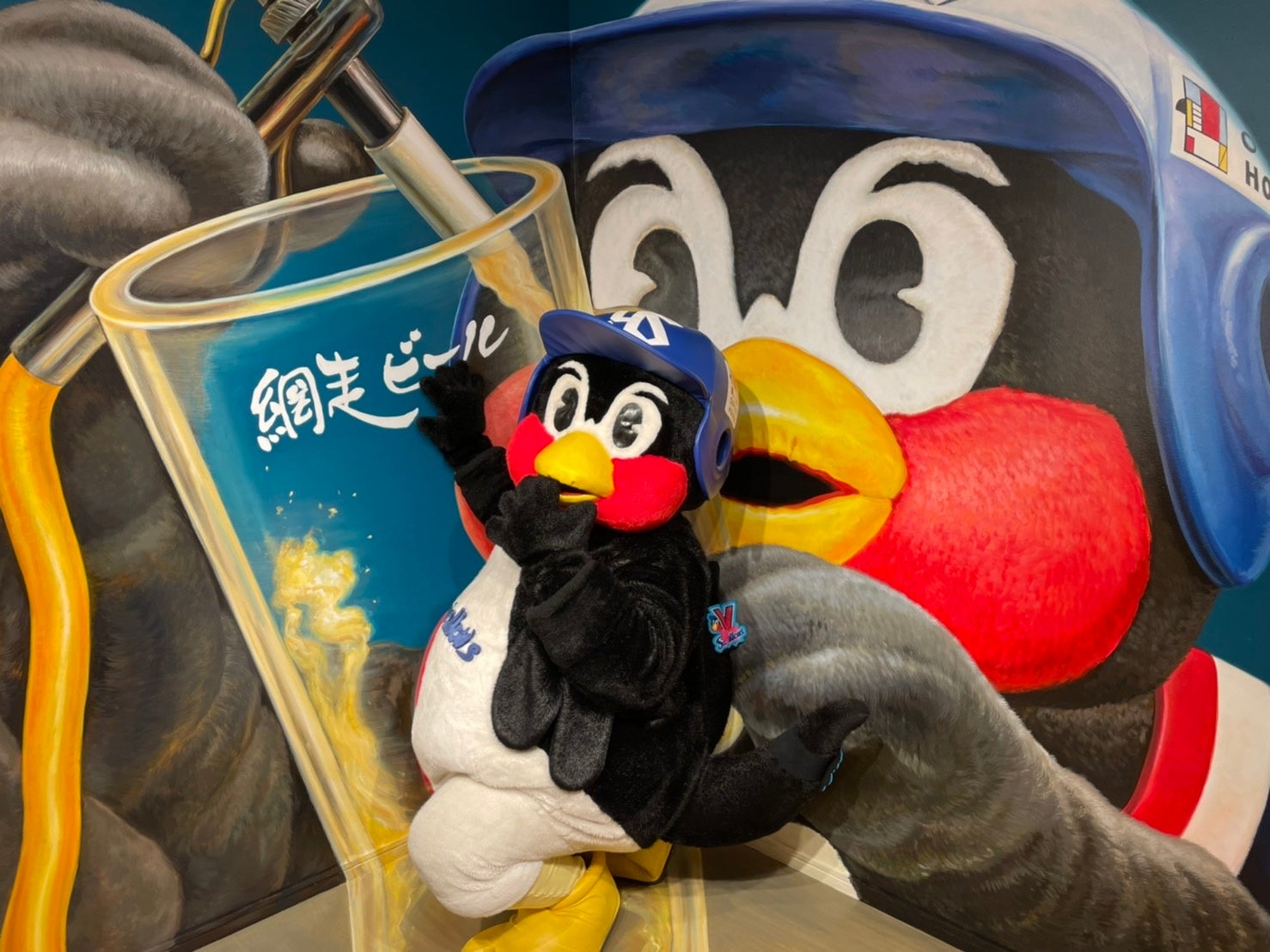 つば九郎 缶ビール風 生るーびークッション