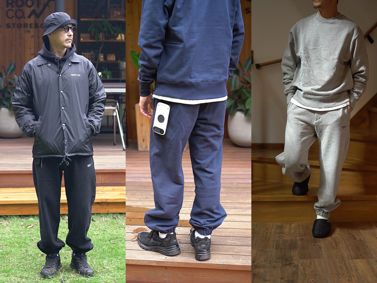 【非売品・未使用】東京2025世界陸上 コラボレーター パンツ L ROOT CO.のスウェットシリーズがさらに進化。新作パンツ「PLAY