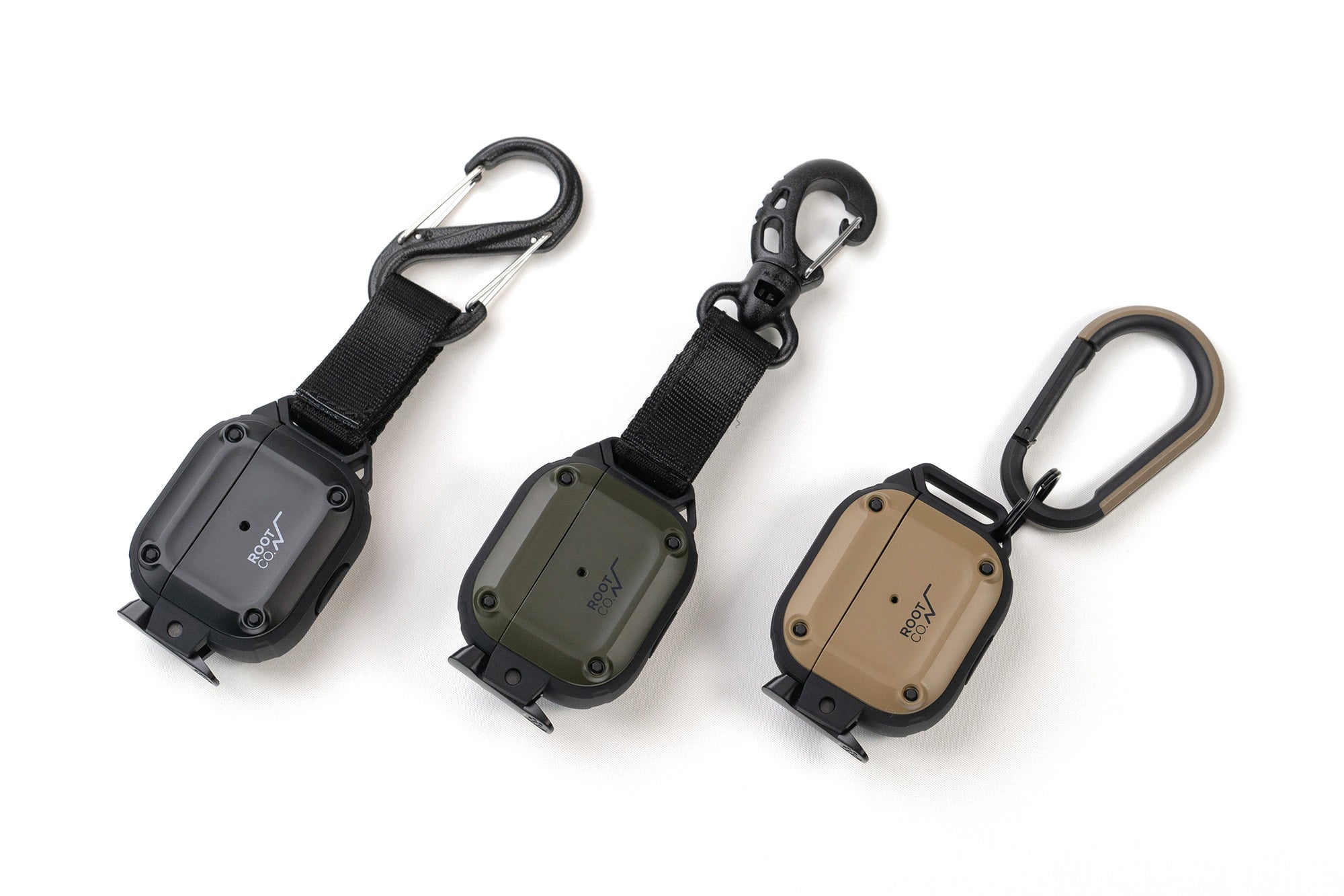 AirPods Serie 2/1 ケース 耐衝撃 米軍MIL規格 カラビナ付 Amazon | RHINOSHIELD [AirPods Serie 2 / 1] ケース 耐衝撃 米