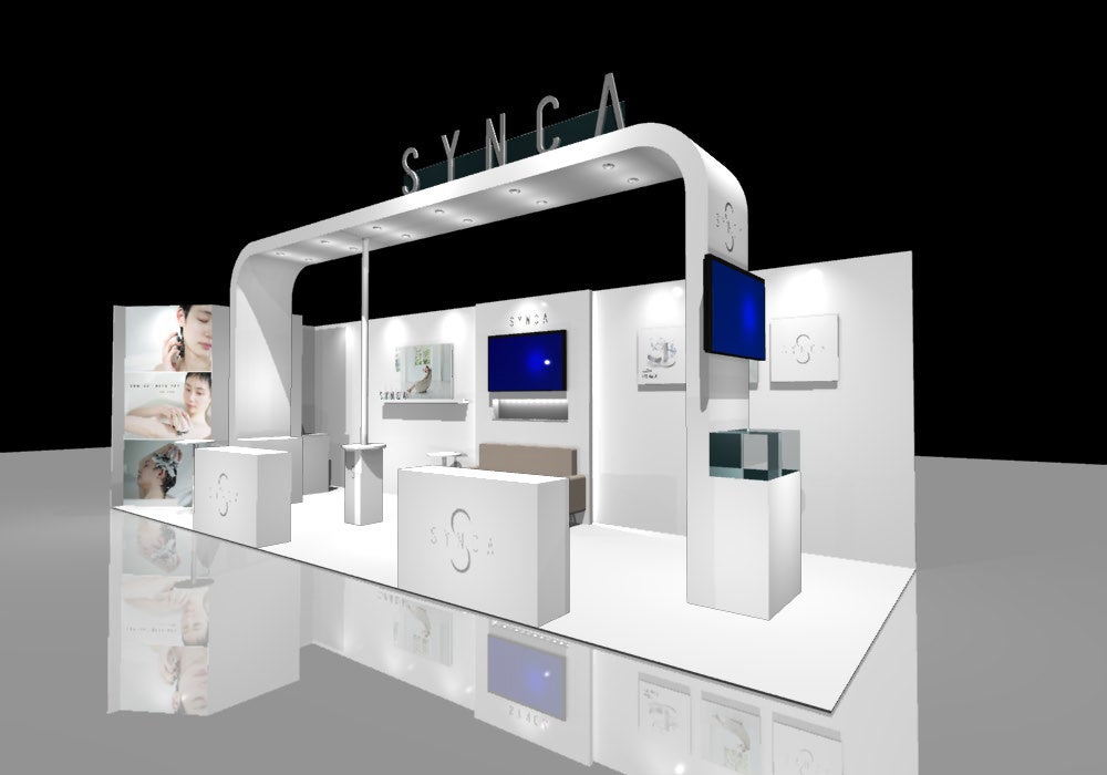 ブースイメージ。SYNCA(シンカ)コンパクトヘッドスパ