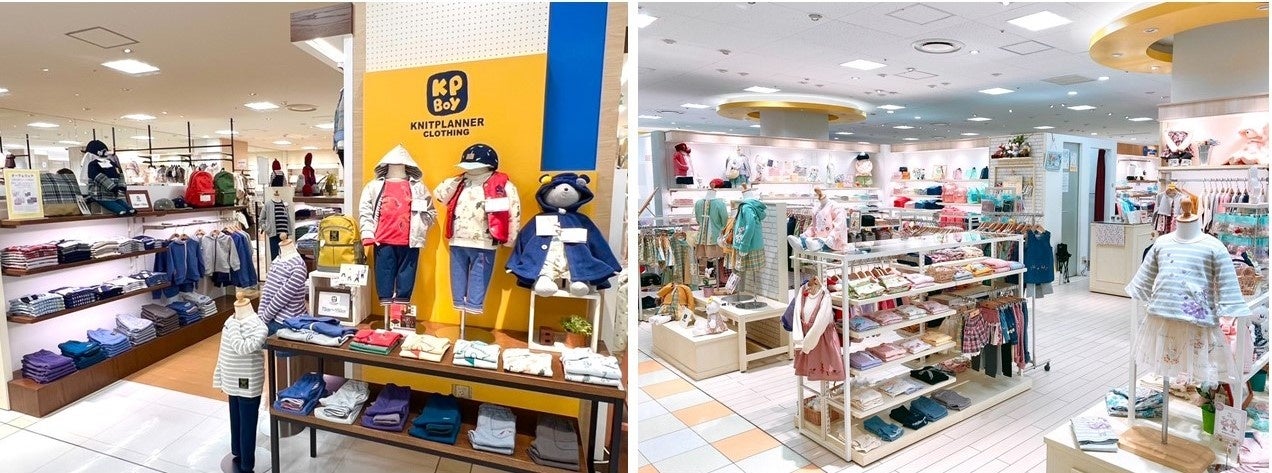 左)「KP」 伊勢丹 浦和店  右)「KP」 伊勢丹 立川店