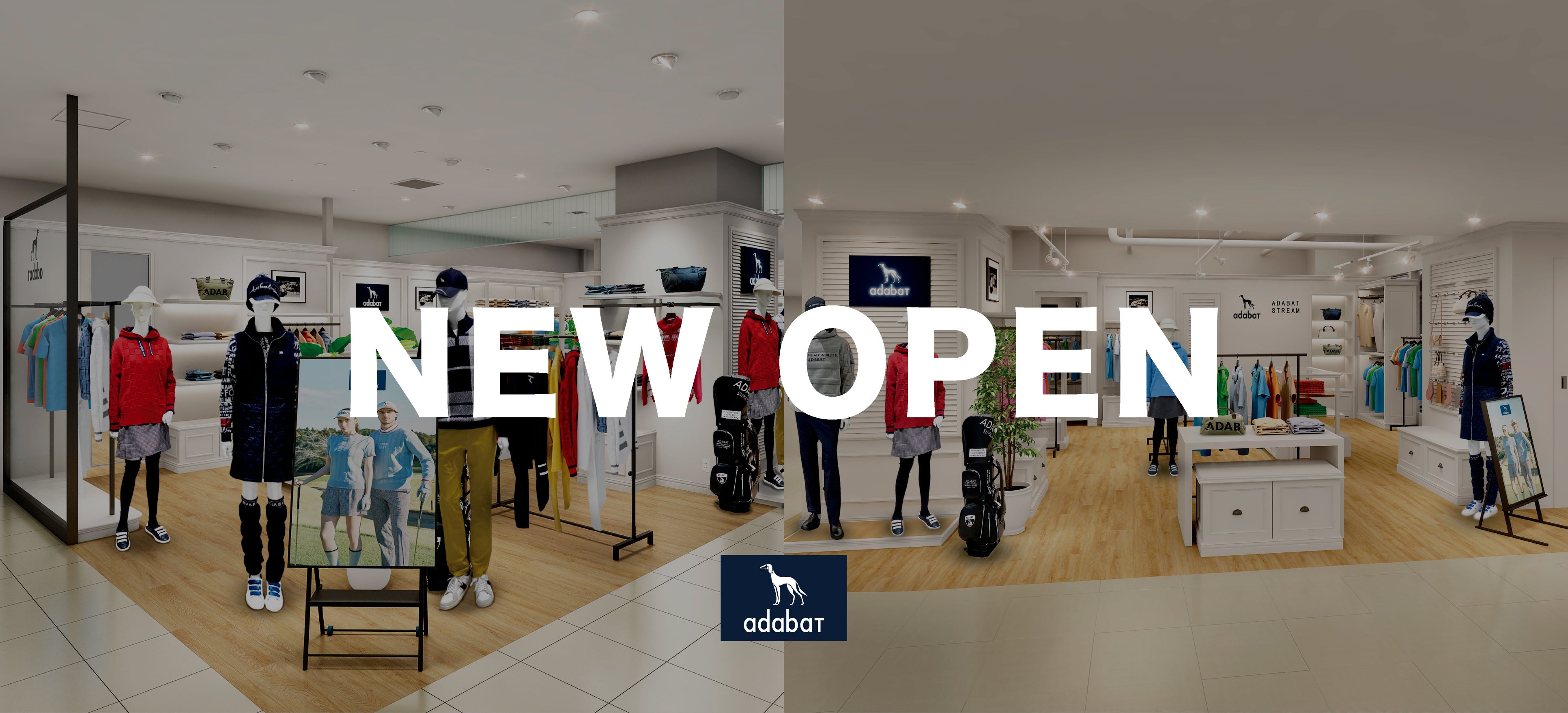 【adabat】「水戸京成百貨店」と「池袋リンクス アダバット店」の2店舗が10月に連続オープン！ノベルティフェアも同時開催！