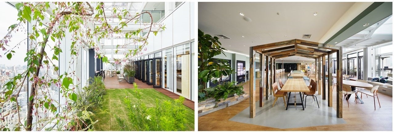 ワールド北青山ビル14階「PARK」（東京都港区北青山3-5-10　90坪）　画像：ナカサアンドパートナーズ