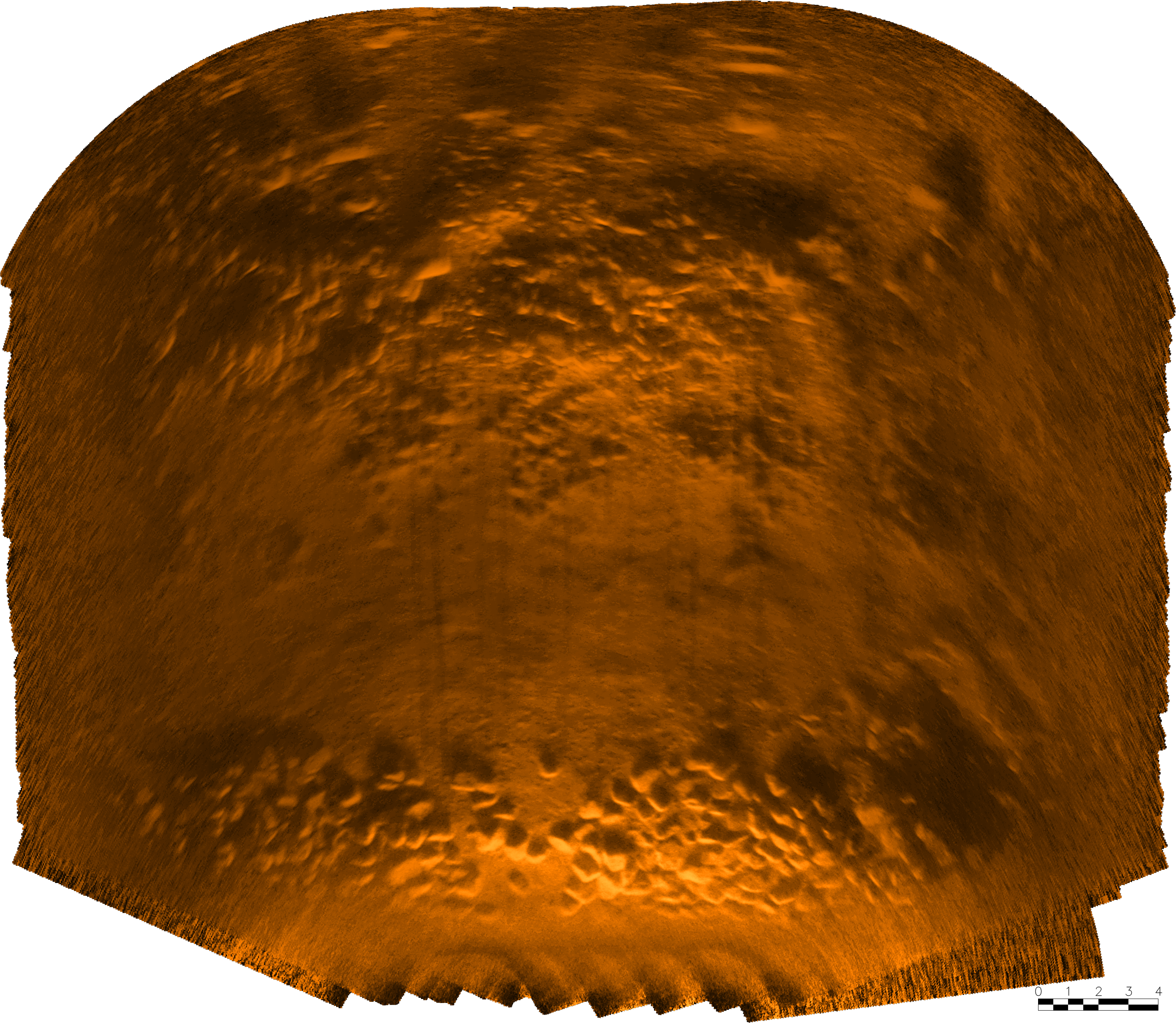 マルチビームソナー による海底画像マップ