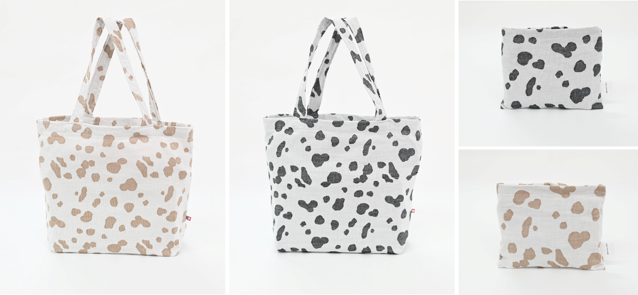 今治タオル地マイバッグ新柄「ダルメシアン」