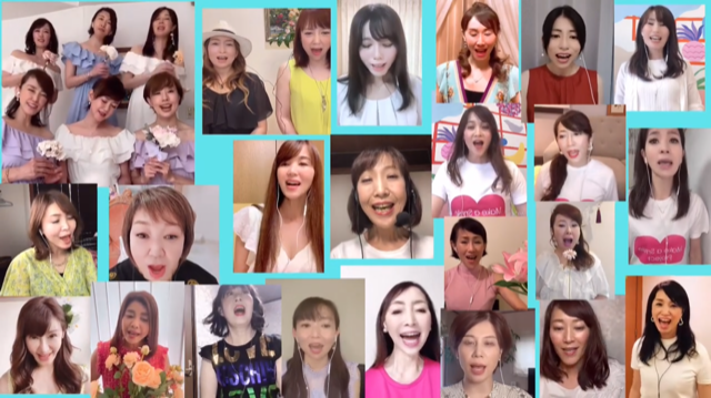 ミセス日本グランプリ コーラス部の稽古風景