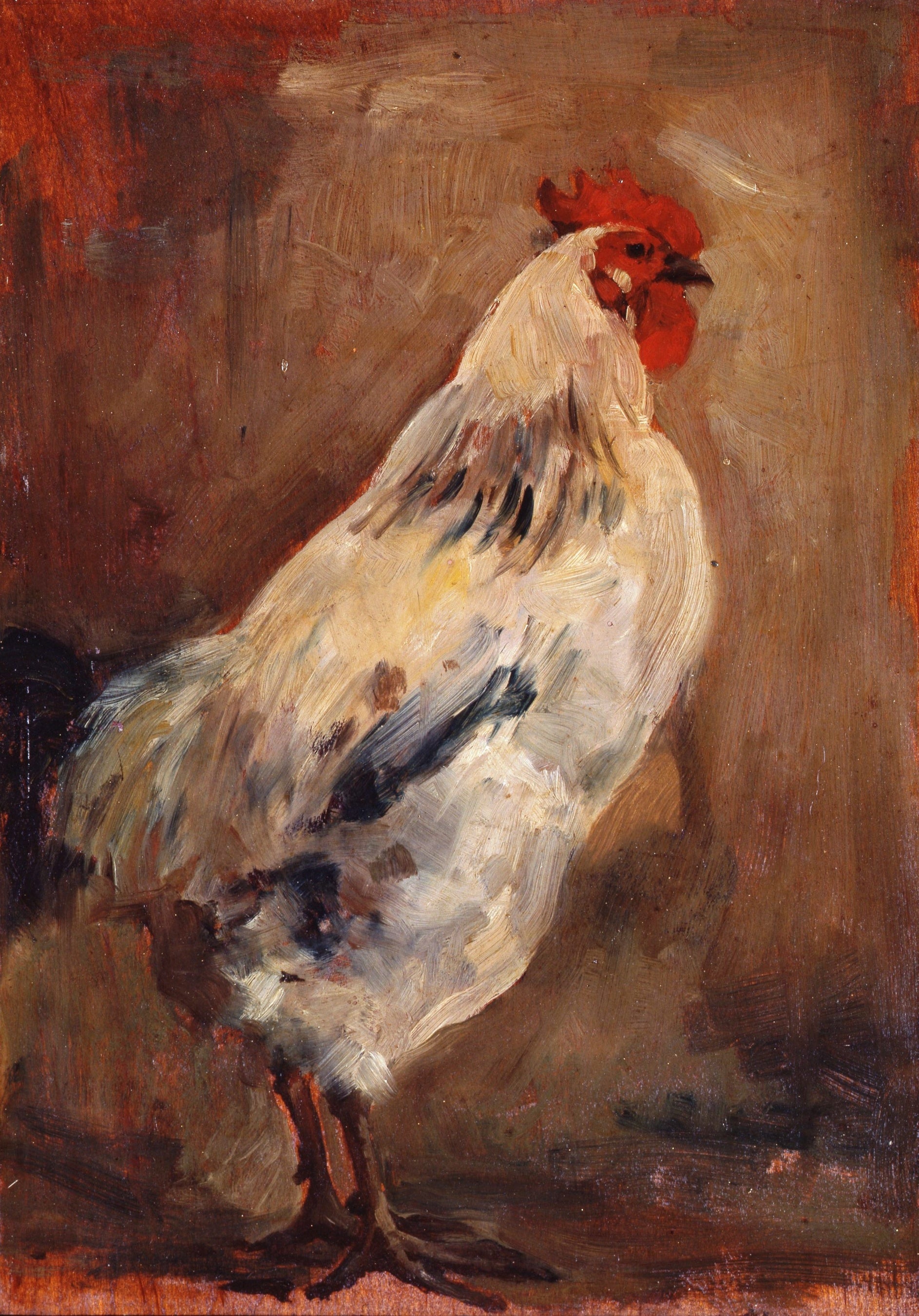 浅井忠《にわとり》 明治35年頃 