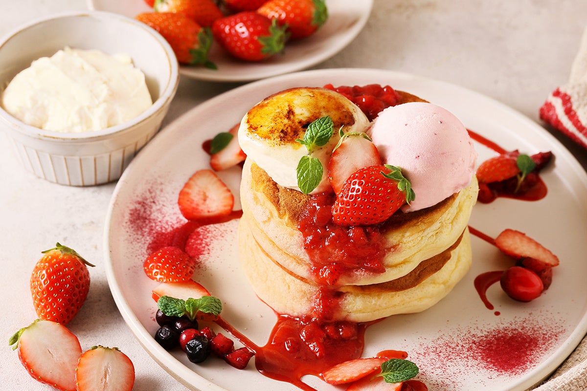 横浜モアーズ3f Marfa Cafe から 季節限定 ベリーベリーパンケーキ と2種のドリンクが3 16 水 より登場 News Potomak Co Ltd