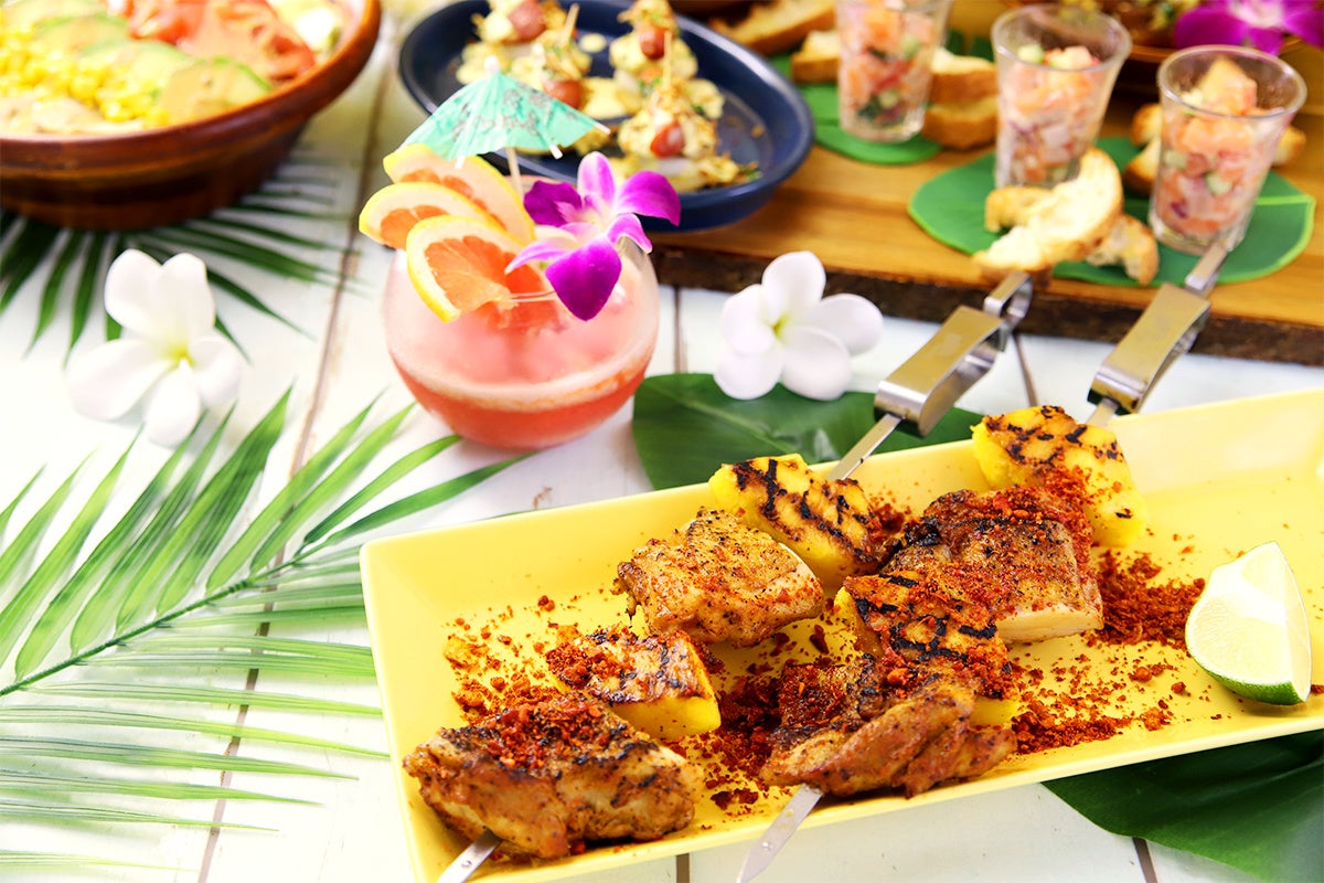 スパイシーチキンのブロシェット