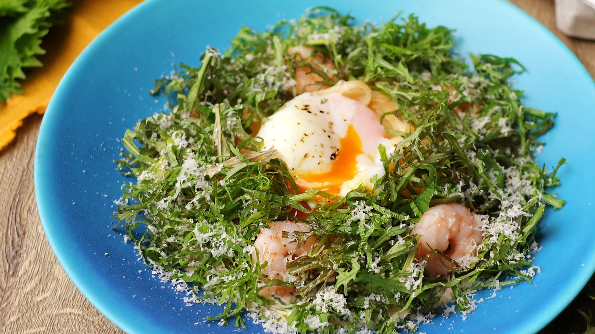 海老の紫蘇明太子 カルボナーラ風　1716円