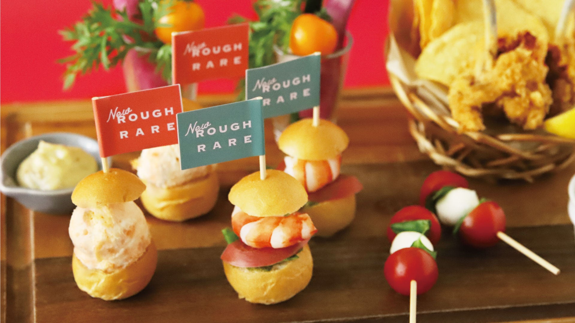 かわいいフィンガーフードがいっぱい！（写真は2名様分）