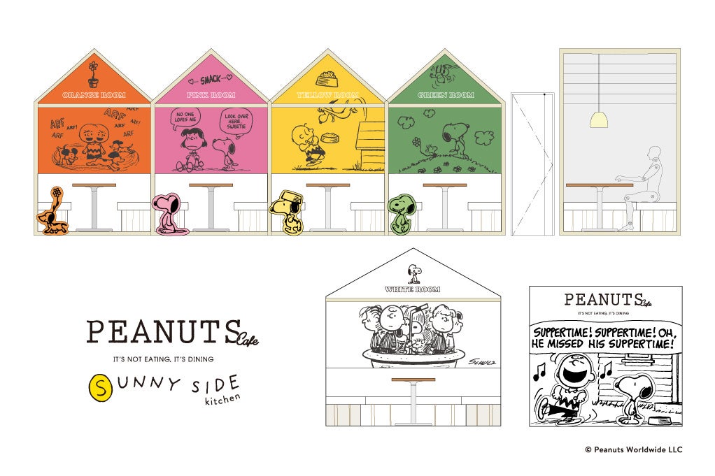 PEANUTS Cafe SUNNY SIDE kitchen」のリニューアルオープンを